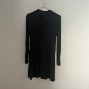 Black Express Keyhole Dress